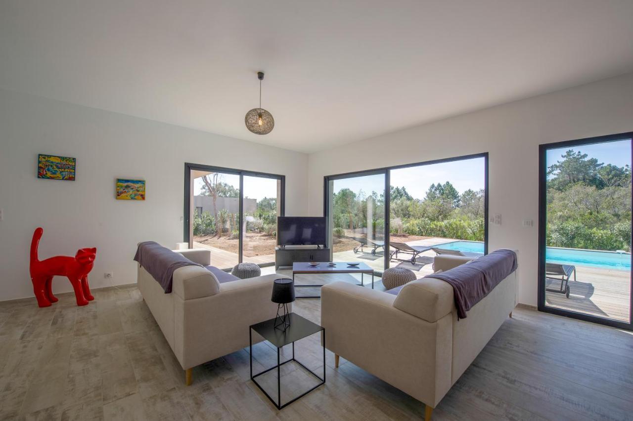 Villa Calme Luxueuse Et Proche Plage Saint-Cyprien Lecci Exteriör bild