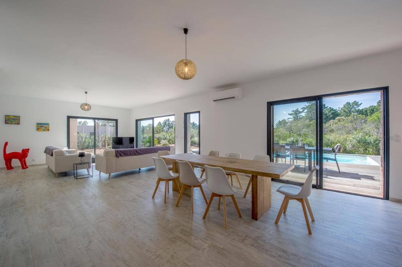 Villa Calme Luxueuse Et Proche Plage Saint-Cyprien Lecci Exteriör bild